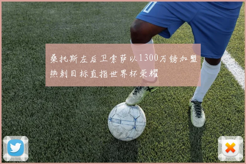 桑托斯左后卫索萨以1300万镑加盟热刺目标直指世界杯荣耀